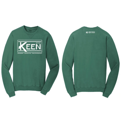 Keen Collegiate Beach Wash Garment-Dyed Crewneck Sweatshirt - Unisex Fit