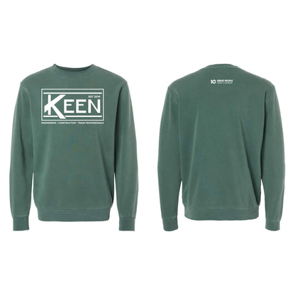 Keen Collegiate Midweight Pigment-Dyed Crewneck Sweatshirt - Unisex Fit
