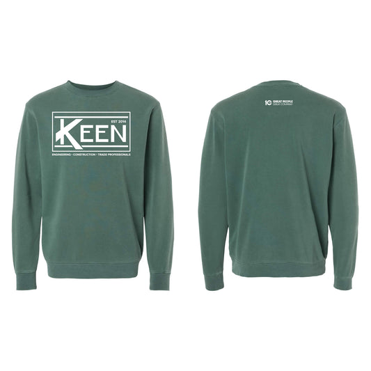 Keen Collegiate Midweight Pigment-Dyed Crewneck Sweatshirt - Unisex Fit