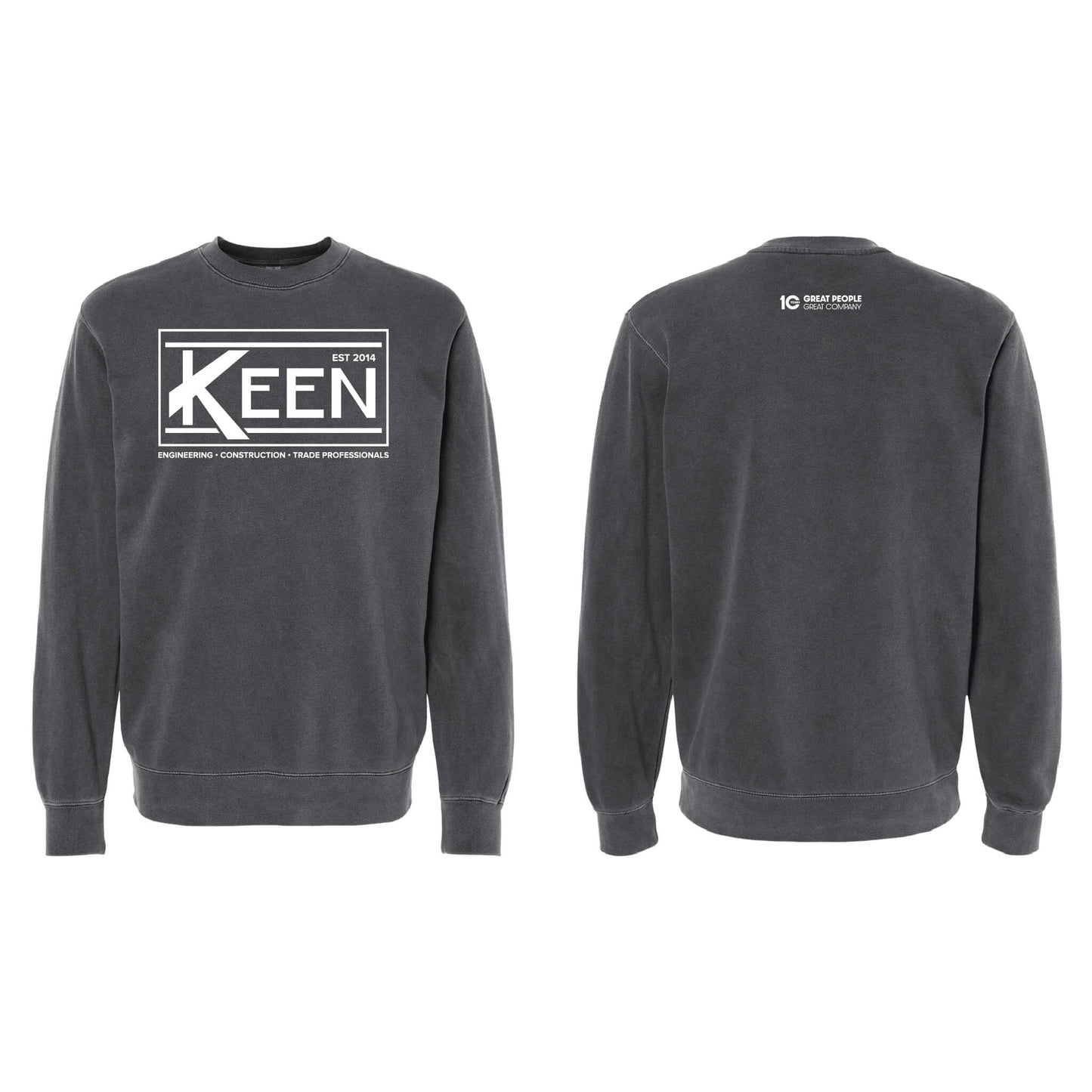 Keen Collegiate Midweight Pigment-Dyed Crewneck Sweatshirt - Unisex Fit