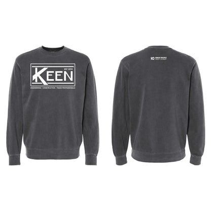 Keen Collegiate Midweight Pigment-Dyed Crewneck Sweatshirt - Unisex Fit