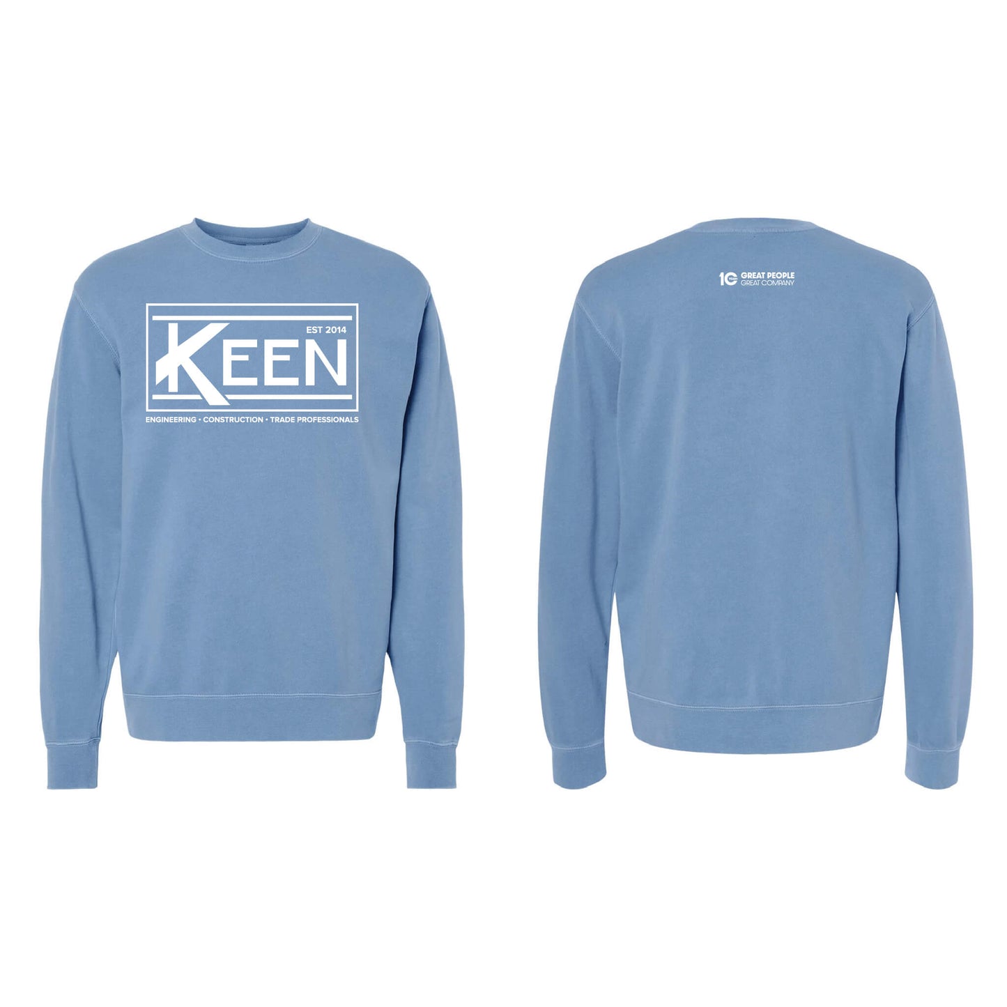 Keen Collegiate Midweight Pigment-Dyed Crewneck Sweatshirt - Unisex Fit