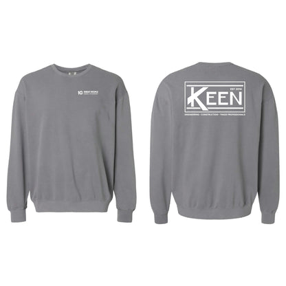 Keen Collegiate Garment-Dyed Lightweight Fleece Crewneck Sweatshirt - Unisex Fit