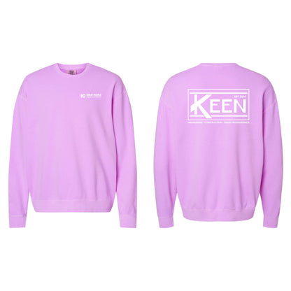 Keen Collegiate Garment-Dyed Lightweight Fleece Crewneck Sweatshirt - Unisex Fit