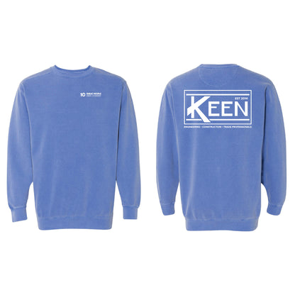 Keen Collegiate Garment-Dyed Crewneck Sweatshirt - Unisex Fit