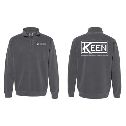 Keen Collegiate Garment-Dyed Quarter-Zip Sweatshirt - Unisex Fit