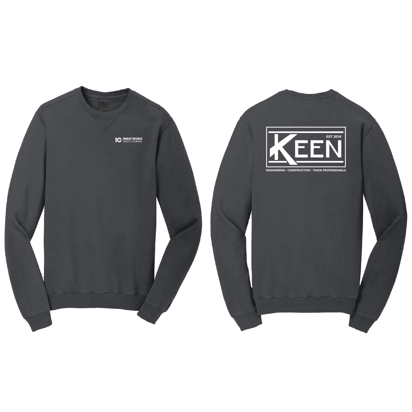 Keen Collegiate Beach Wash Garment-Dyed Crewneck Sweatshirt - Unisex Fit