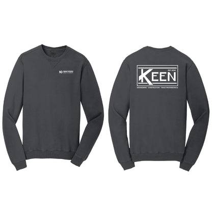 Keen Collegiate Beach Wash Garment-Dyed Crewneck Sweatshirt - Unisex Fit