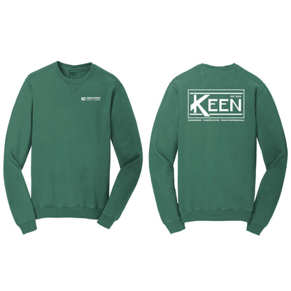 Keen Collegiate Beach Wash Garment-Dyed Crewneck Sweatshirt - Unisex Fit