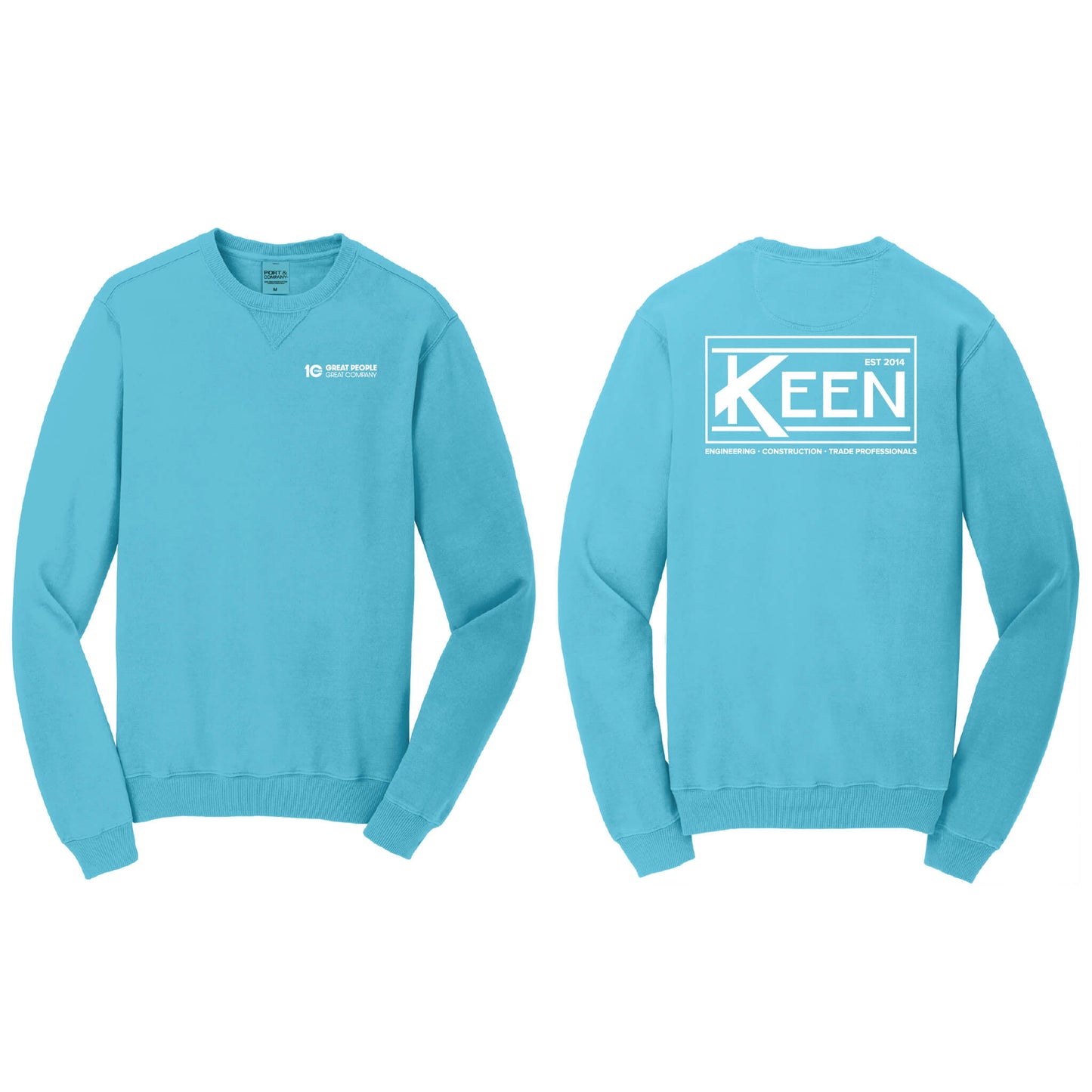 Keen Collegiate Beach Wash Garment-Dyed Crewneck Sweatshirt - Unisex Fit