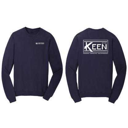 Keen Collegiate Beach Wash Garment-Dyed Crewneck Sweatshirt - Unisex Fit