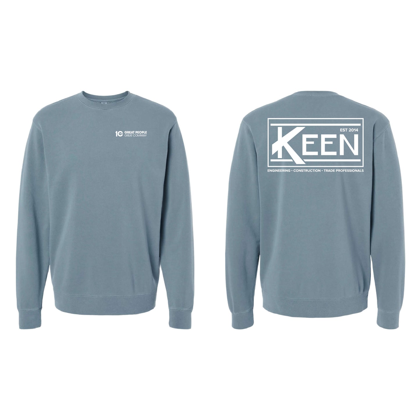 Keen Collegiate Midweight Pigment-Dyed Crewneck Sweatshirt - Unisex Fit