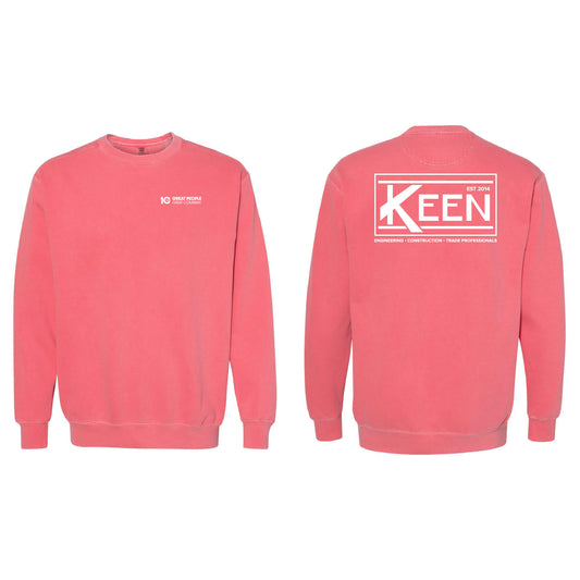Keen Collegiate Garment-Dyed Crewneck Sweatshirt - Unisex Fit