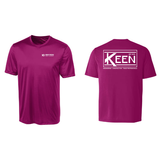Keen Collegiate Spin Eco Performance Jersey Short Sleeve Tee - Unisex Fit