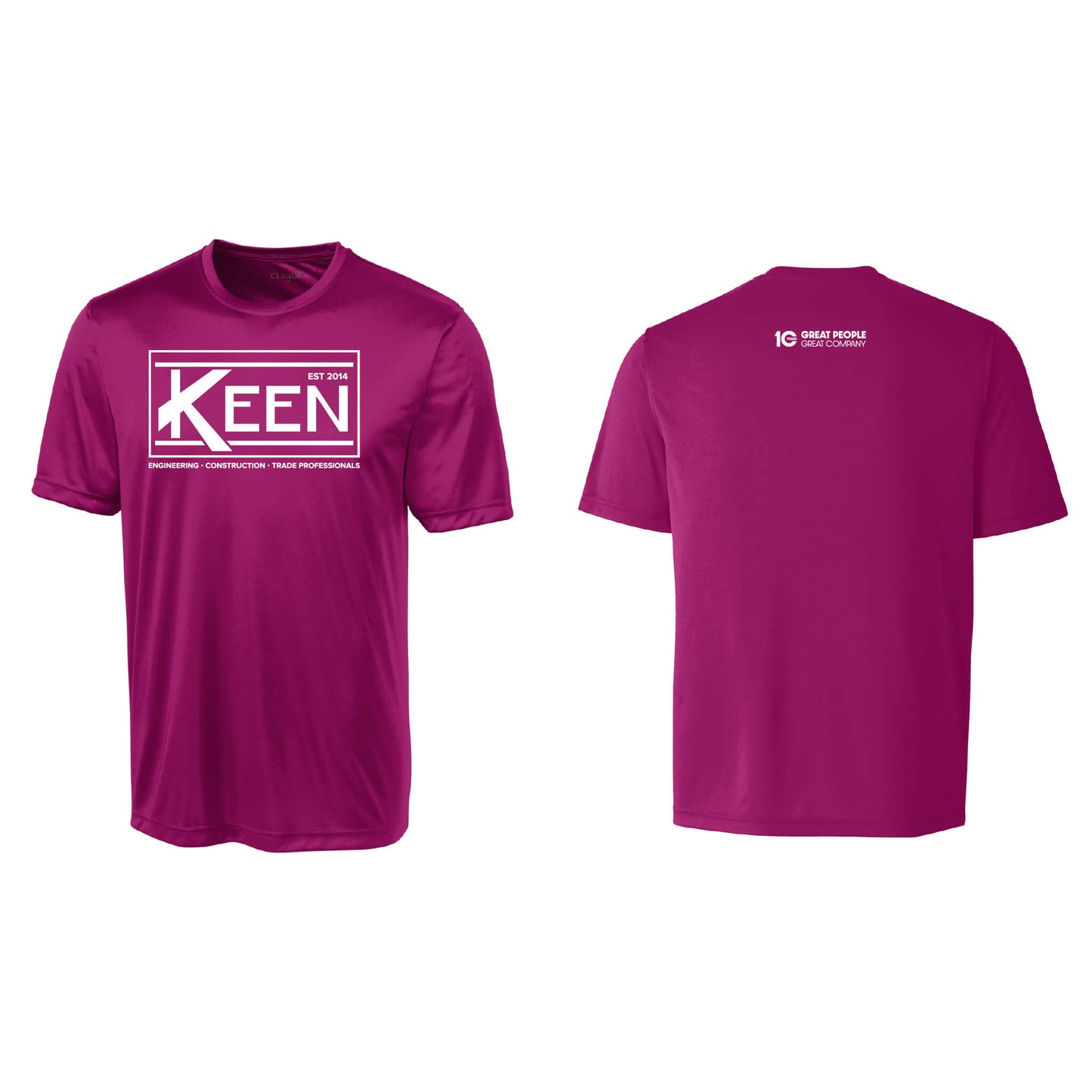 Keen Collegiate Spin Eco Performance Jersey Short Sleeve Tee - Unisex Fit