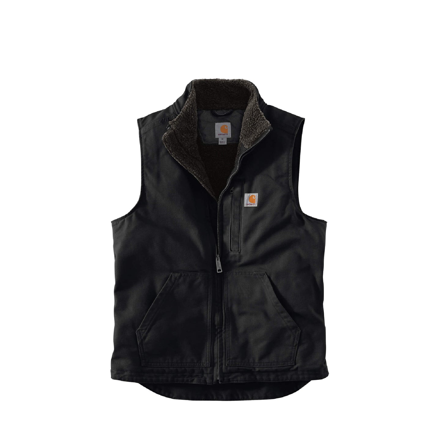 Sherpa-Lined Mock Neck Vest - Adult