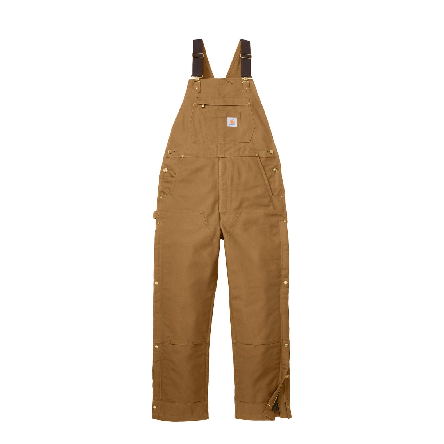 Firm Duck Insulated Bib Overalls: Standard - Adult