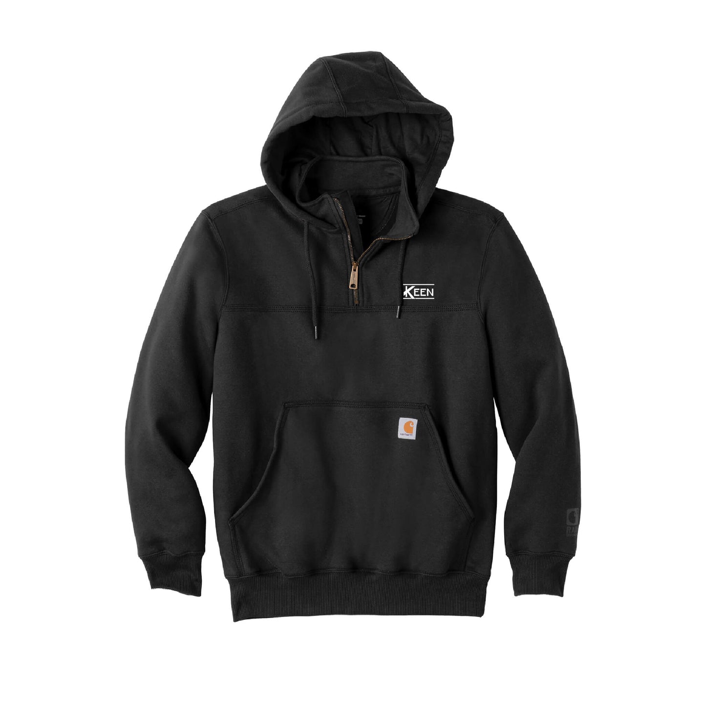 Rain Defender Paxton Heavyweight Hooded Zip Mock Sweatshirt - Unisex Fit