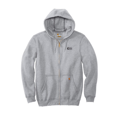 Midweight Hooded Zip-Front Sweatshirt - Unisex Fit