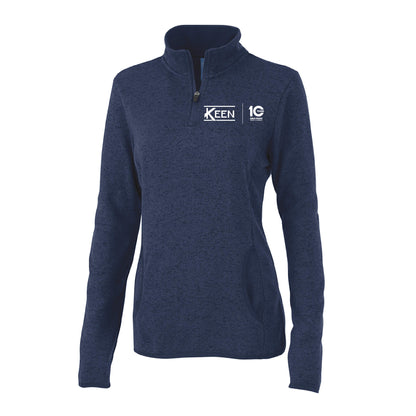 Heathered Fleece Pullover - Ladies Fit