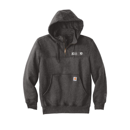 Rain Defender Paxton Heavyweight Hooded Zip Mock Sweatshirt - Unisex Fit