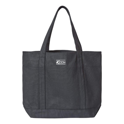 XL Zippered Cotton Canvas Resort Tote