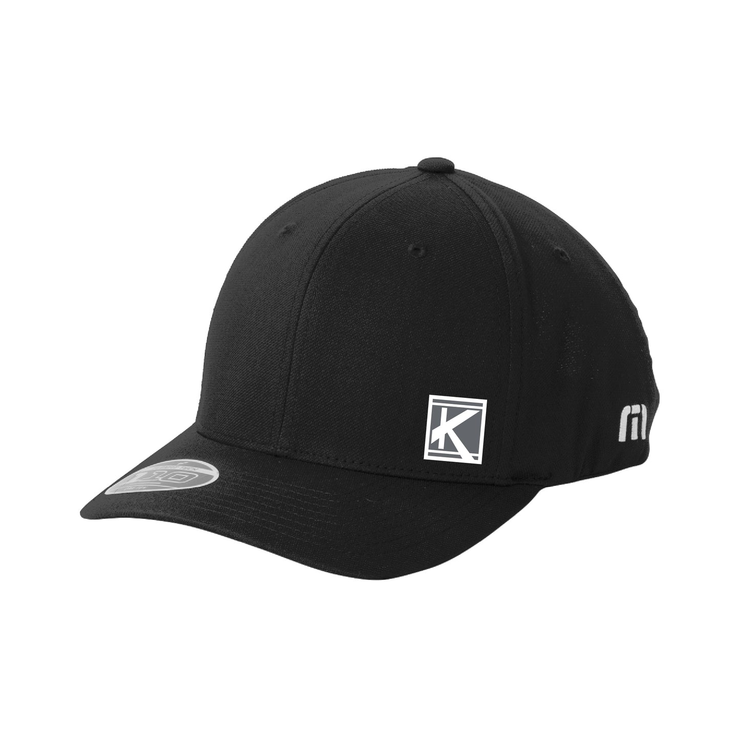 FOMO Solid Cap with Woven Patch Block K - Unisex Fit