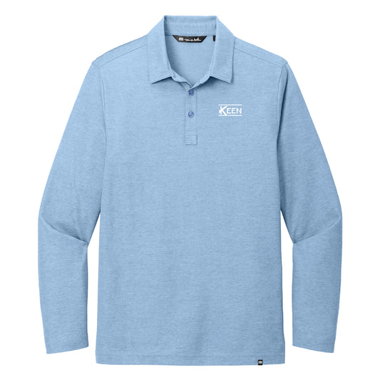 Oceanside Heather Long Sleeve Polo - Unisex Fit