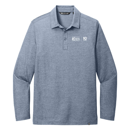 Oceanside Heather Long Sleeve Polo - Unisex Fit