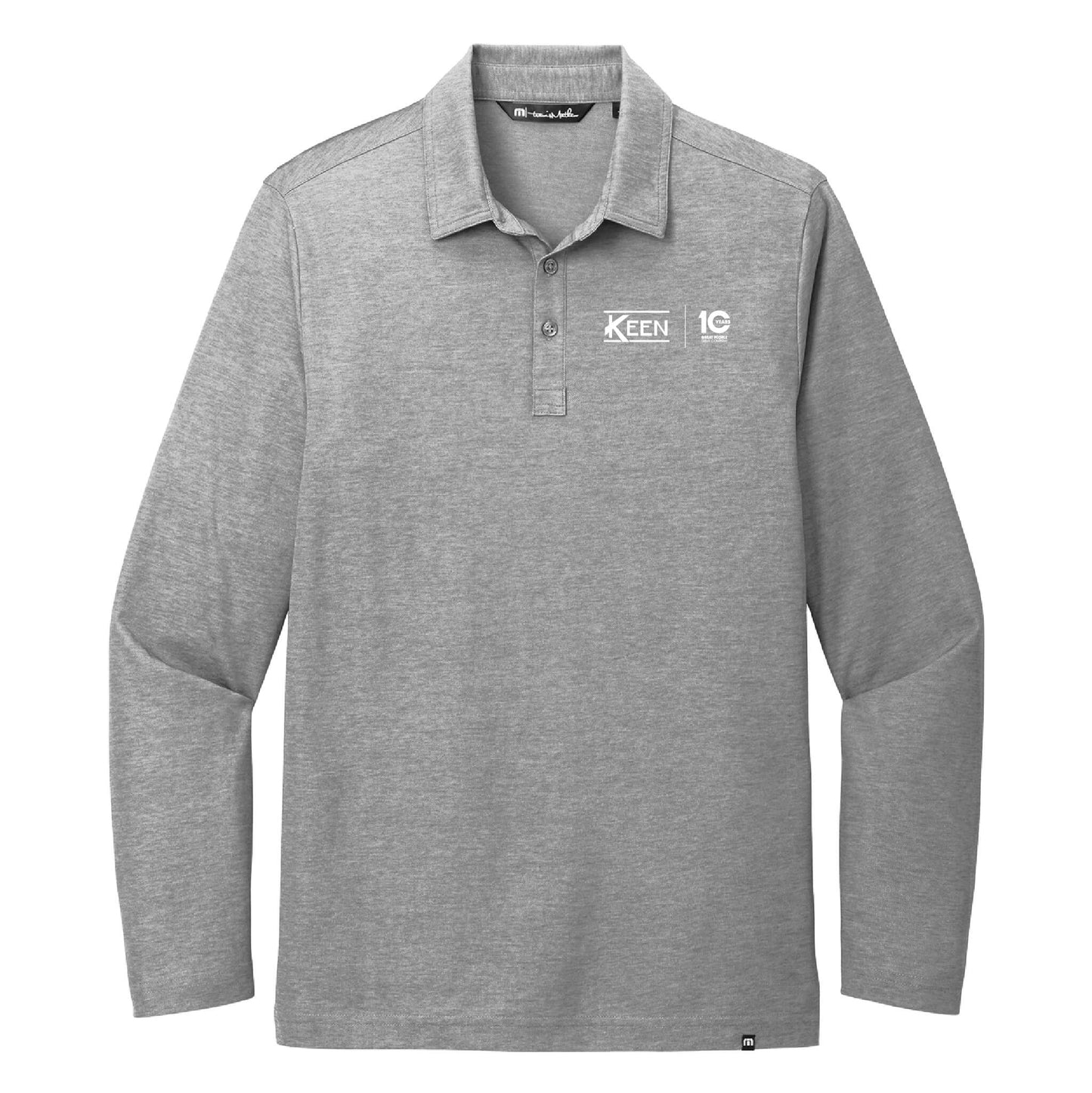 Oceanside Heather Long Sleeve Polo - Unisex Fit