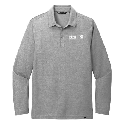 Oceanside Heather Long Sleeve Polo - Unisex Fit