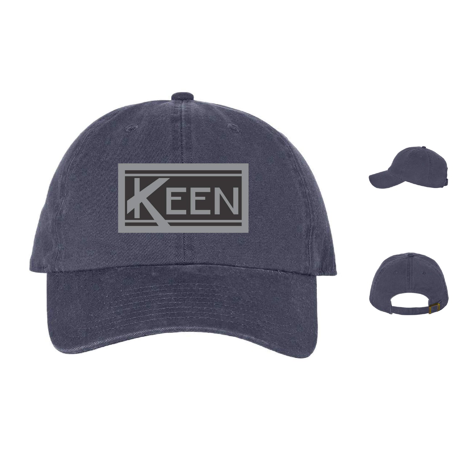 Clean Up Cap with Faux Leather Patch Standard Logo - Unisex Fit