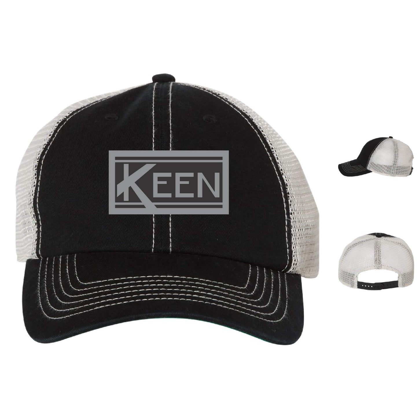 Trawler Cap with Faux Leather Patch Standard Logo - Unisex Fit
