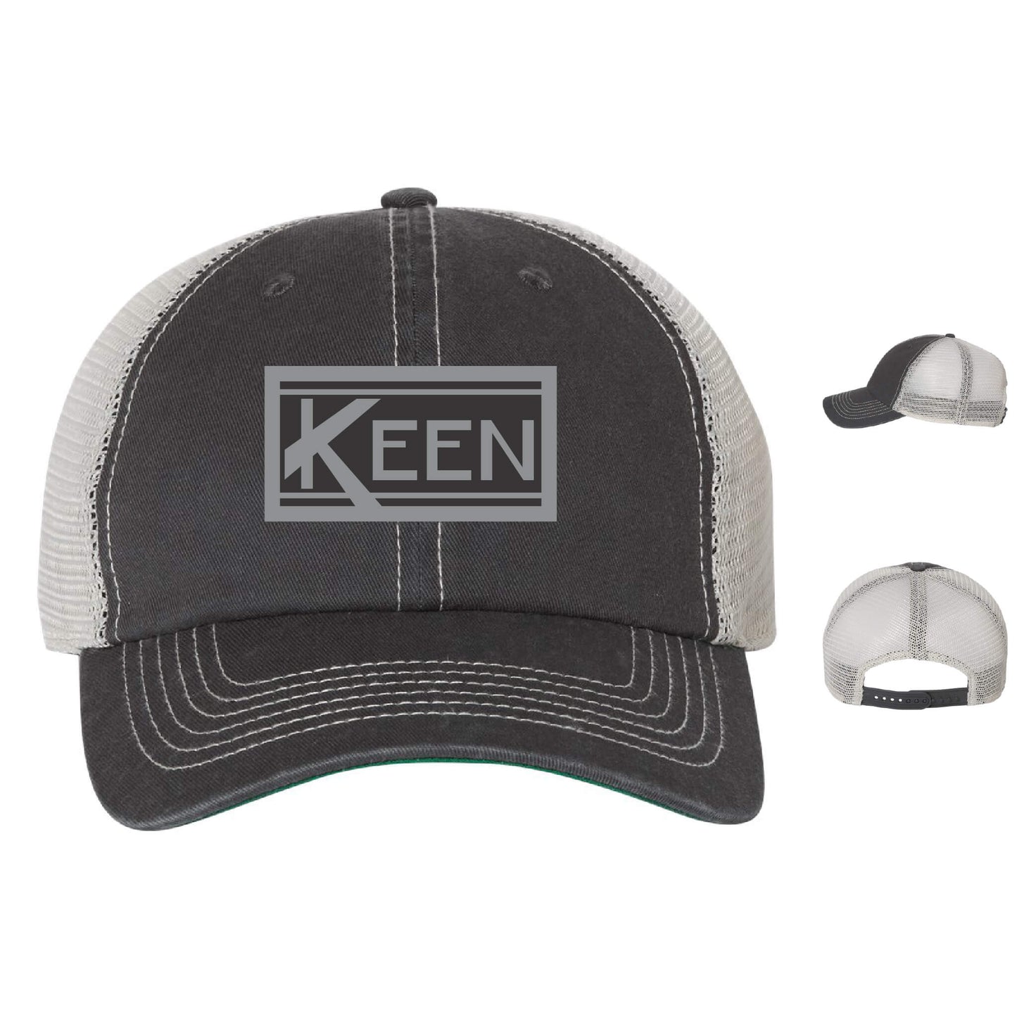 Trawler Cap with Faux Leather Patch Standard Logo - Unisex Fit