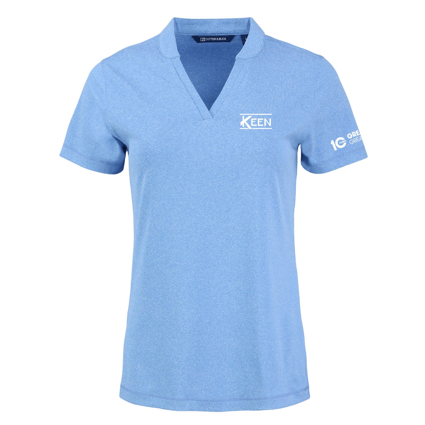 Forge Heathered Stretch Blade Top - Ladies Fit