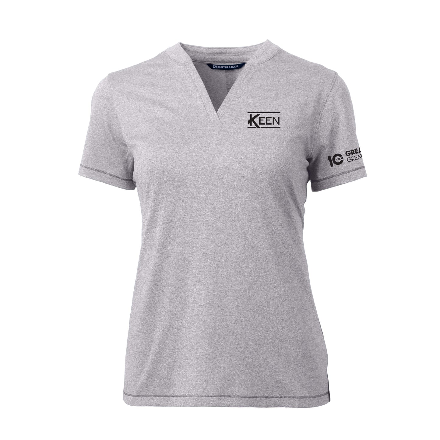 Forge Heathered Stretch Blade Top - Ladies Fit
