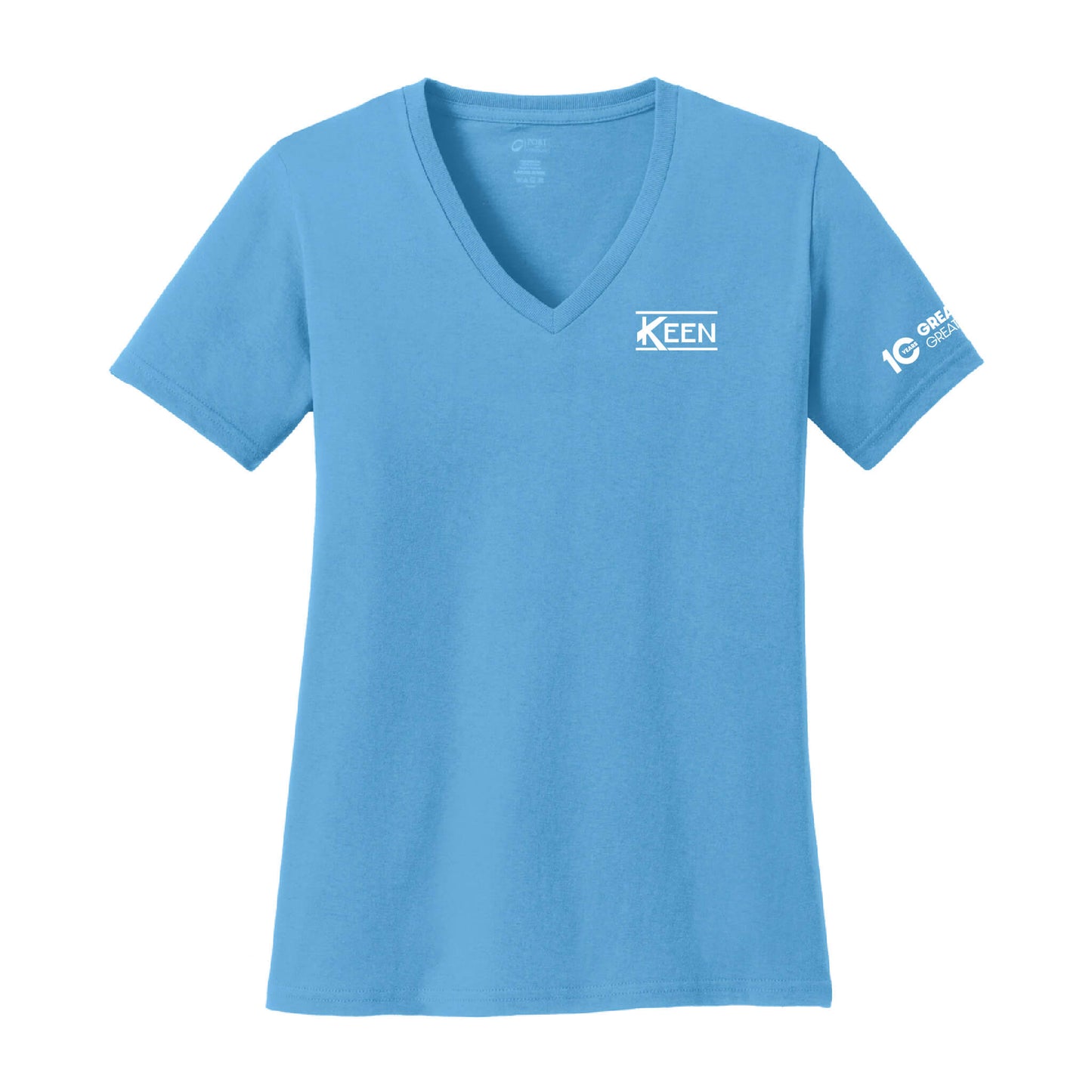 Core Cotton V-Neck Tee - Ladies Fit