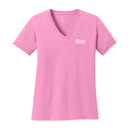 Core Cotton V-Neck Tee - Ladies Fit