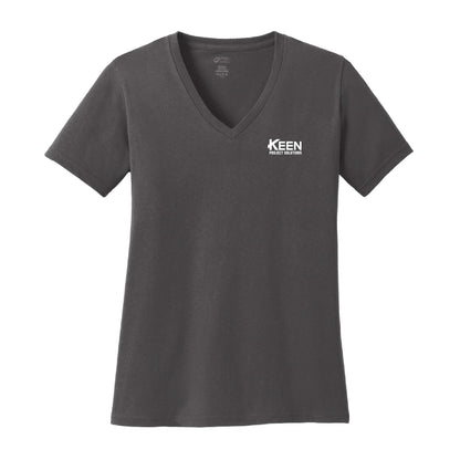 Core Cotton V-Neck Tee - Ladies Fit