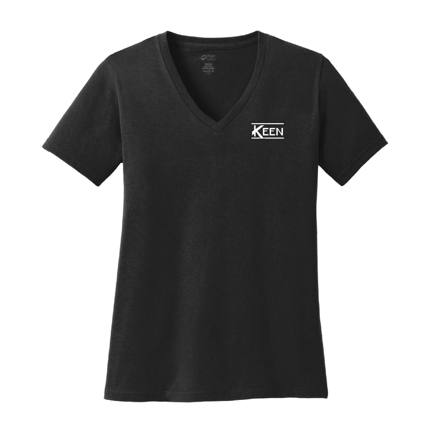 Core Cotton V-Neck Tee - Ladies Fit