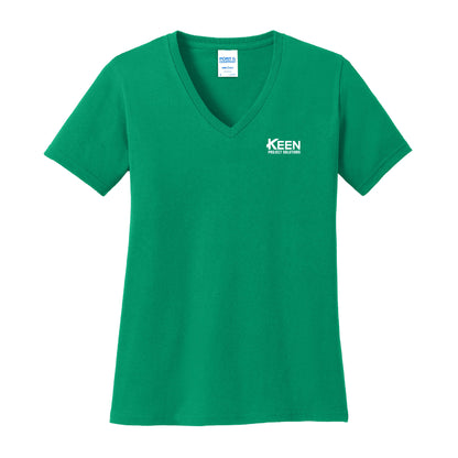 Core Cotton V-Neck Tee - Ladies Fit