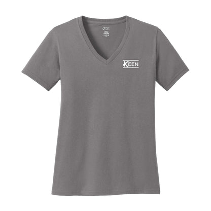 Core Cotton V-Neck Tee - Ladies Fit
