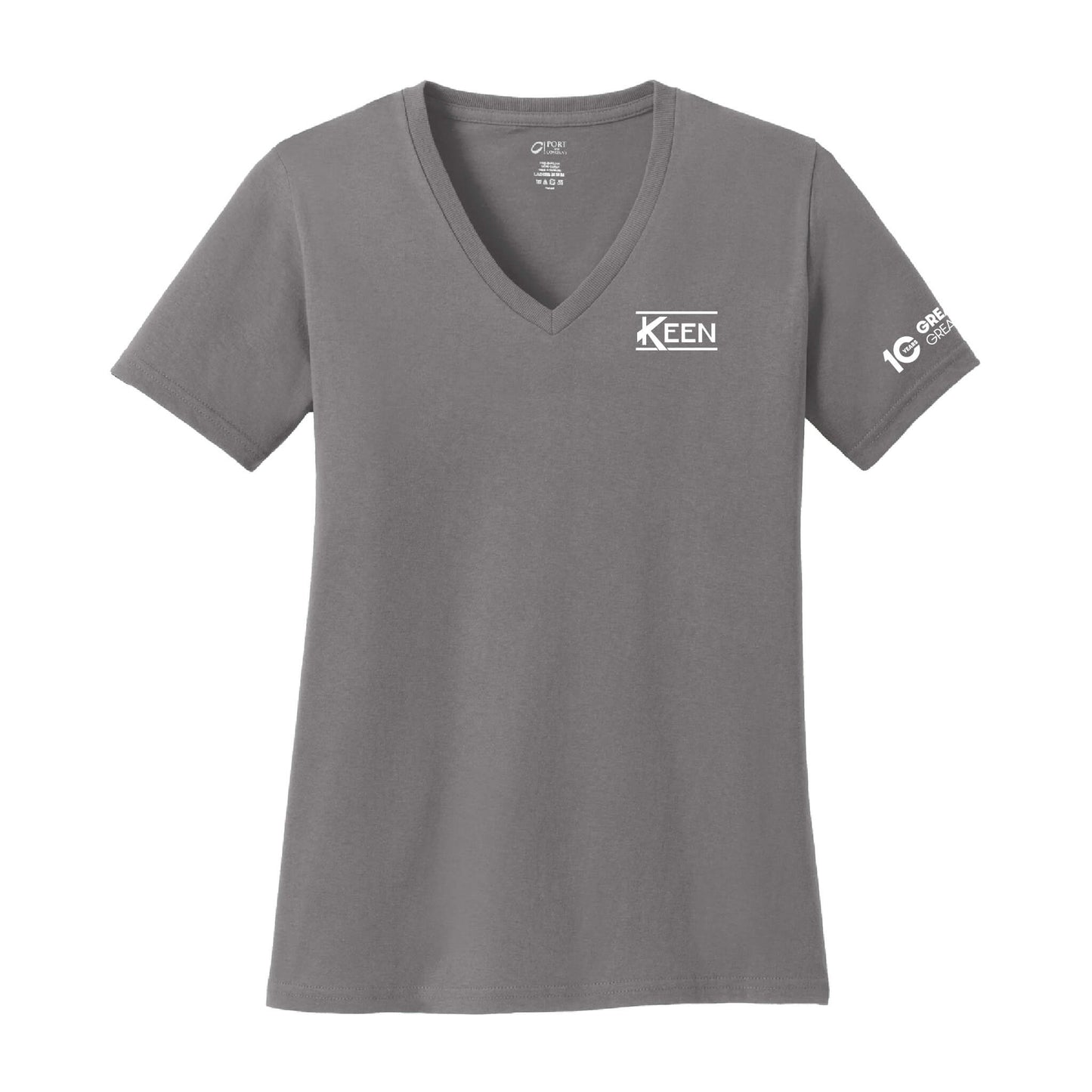 Core Cotton V-Neck Tee - Ladies Fit