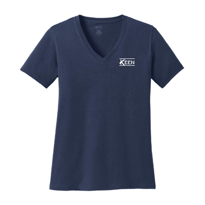 Core Cotton V-Neck Tee - Ladies Fit