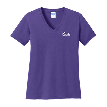 Core Cotton V-Neck Tee - Ladies Fit
