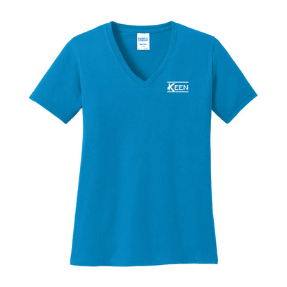 Core Cotton V-Neck Tee - Ladies Fit
