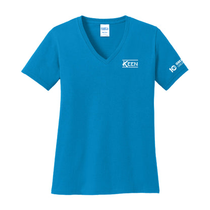 Core Cotton V-Neck Tee - Ladies Fit