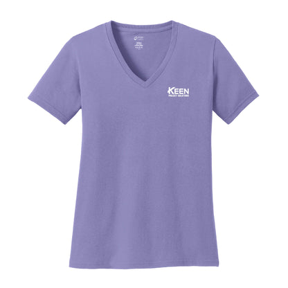 Core Cotton V-Neck Tee - Ladies Fit
