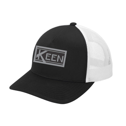 YP Classics® Retro Trucker 5-Panel Cap with Faux Leather Patch Standard Logo - Unisex Fit