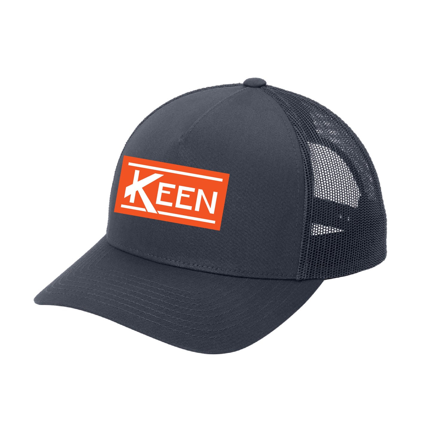 YP Classics® Retro Trucker 5-Panel Cap with 3D Embroidery Standard Logo - Unisex Fit